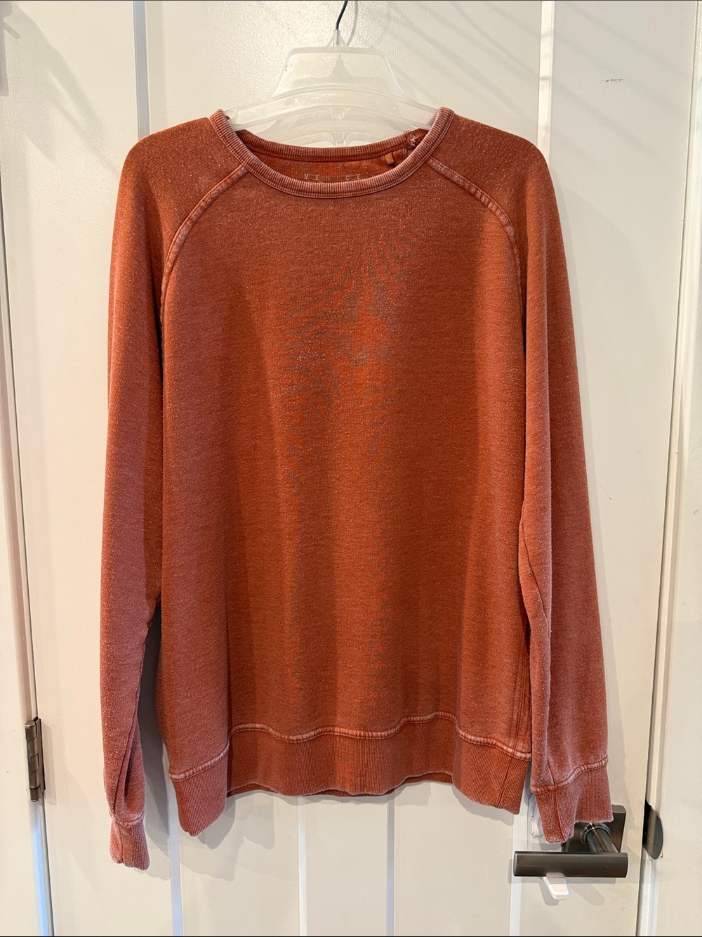 Lucky Brand Men's Crewneck Sweater - Rust Orange